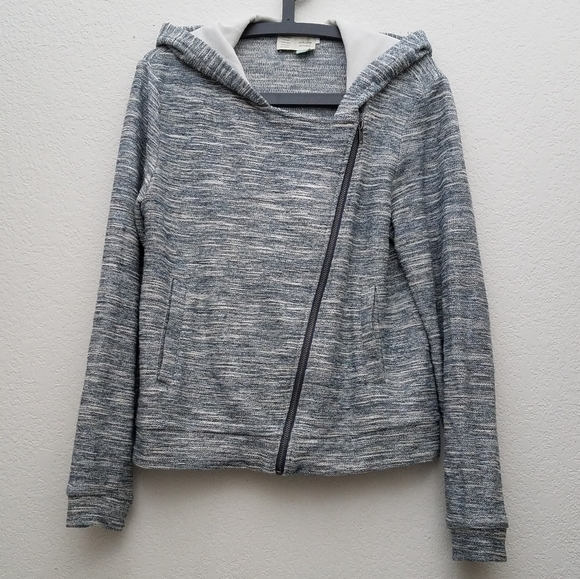 Anthro | Saturday Sunday Tweed Side Zip Jacket - Picture 2 of 5